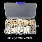 1 Box JST Connector Assortment Kit - SH1.0/ZH1.5/PH2.0/XH2.54 2-5Pin Male/Female Socket with Horizontal/Vertical Header