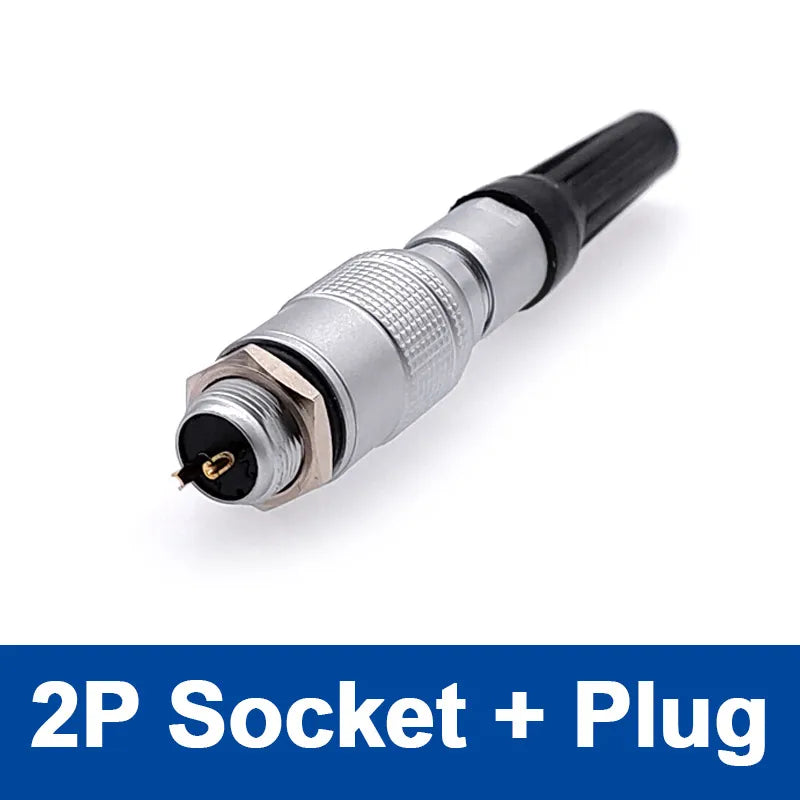 YC8 Mini Circular Connectors 8mm 2 3 4 5 6 7pin Sensor Connector Docking Push Pull Self Lock 8mm