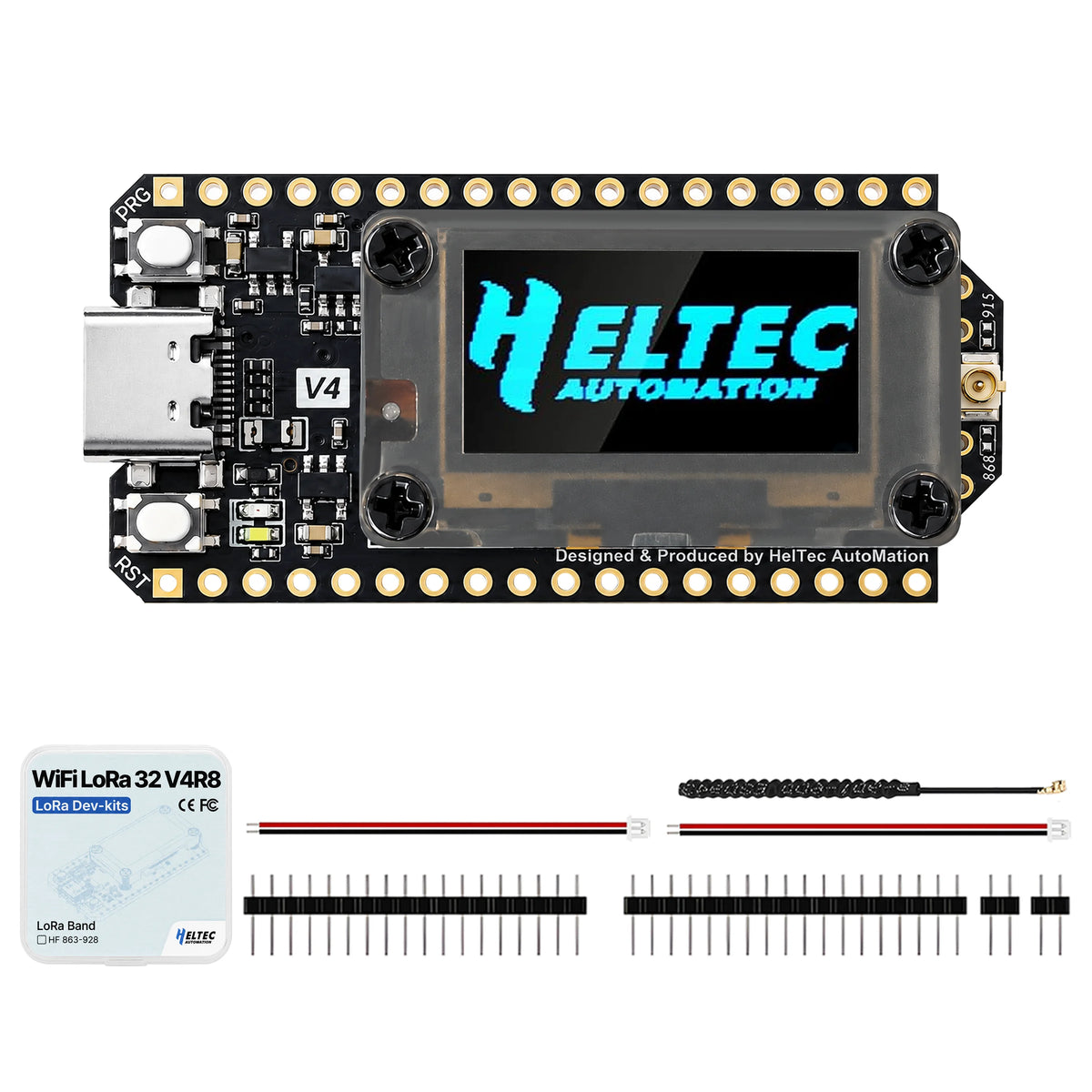 Heltec WiFi LoRa 32 V4.3.1 ESP32 S3R8 LoRa Node 8MB PSRAM Compatible With Meshtastic Meshcore and LoRaWAN