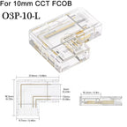 COB Led Strip Connector Light Strip Wire Connectors 2 3 4 Pin L-shaped For 5 8 10mm Width PCB Single Color RGB CCT Strip