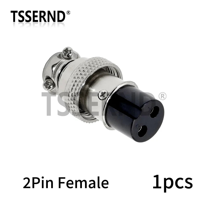GX12 GX16 GX20 2 3 4 5 6 7 8 9 10 Pin Connector Male Female Butting Wire Cable Circular Aviation Socket Plug