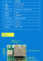 1PCS DC-DC 3A 5A Adjustable Step-down Power Module Board Voltage Stabilizing Aircraft Model MP1584EN 24V 12V 9V To 5V
