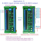 32CH RS485 IO Master-Slave Remote Control Switch Board NPN/PNP Isolation Input 300MA MOS Output Modbus RTU PLC Expansion Module