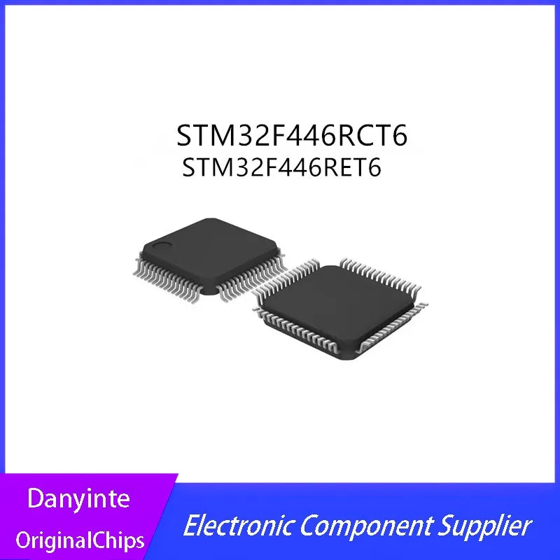 New 5Pcs/LOT STM32F446RET6  STM32F446RCT6  STM32F446 RET6  32F446RET6  32F446RCT6  446RCT6  446RET6  LQFP-64