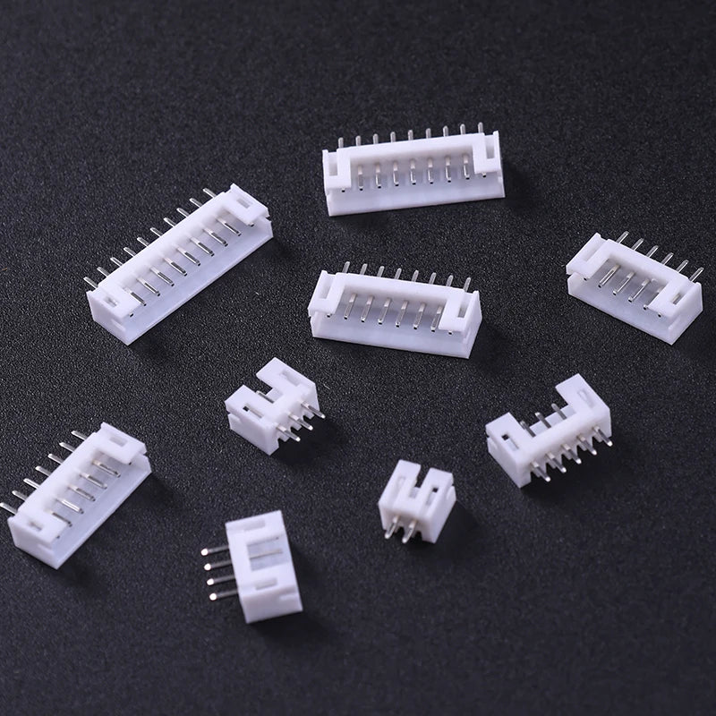 20PCS=10Sets  Micro Mini 2.0PH Connector Sets 2-10 Pin Male Female with Wires 200mm 26AWG Plug Socket for Electronics