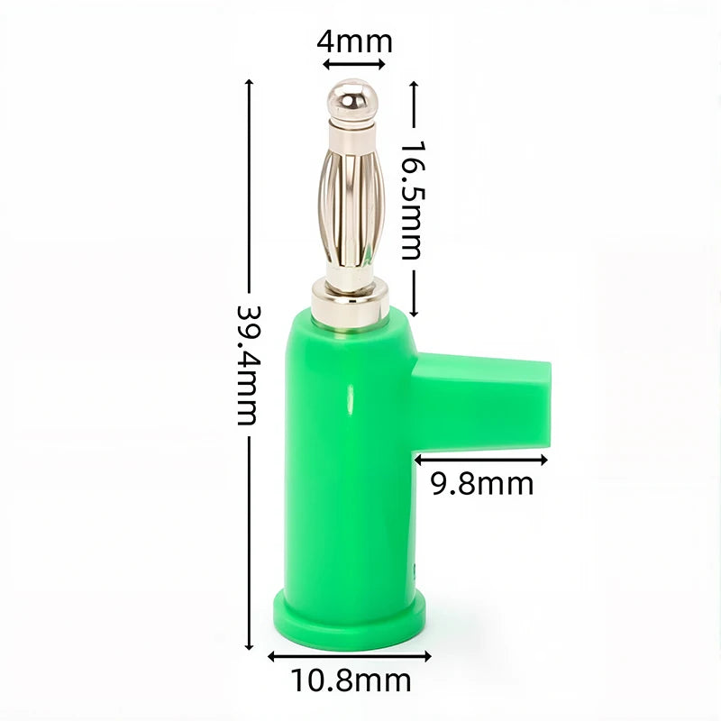 4mm Banana Plug Stackable Electrical Connector Free Solder Adaptor