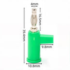 4mm Banana Plug Stackable Electrical Connector Free Solder Adaptor