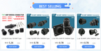 1/5/20/50 Sets TE/AMP Type 4P/9P/14Pin SMEMA Connector Aviation Plug Sheath with Tail Clamp Terminal for SMT Equipment 206043-1