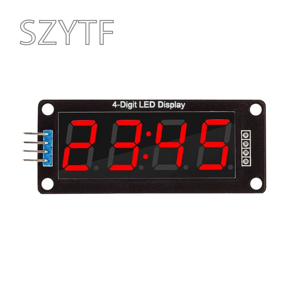 TM1637 0.56 Inch 4-Digit 6-Bit 7-Segment Digital Tube Clock Module With Double Dots For Arduino