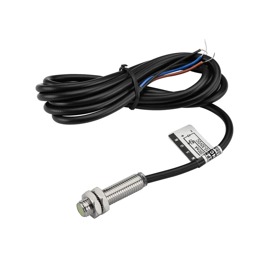 ABILKEEN PR08-1.5 M8 Inductive Proximity Sensor Switch 1.5mm Sensing Distance NPN/PNP Output Waterproof Approach Sensor Switch