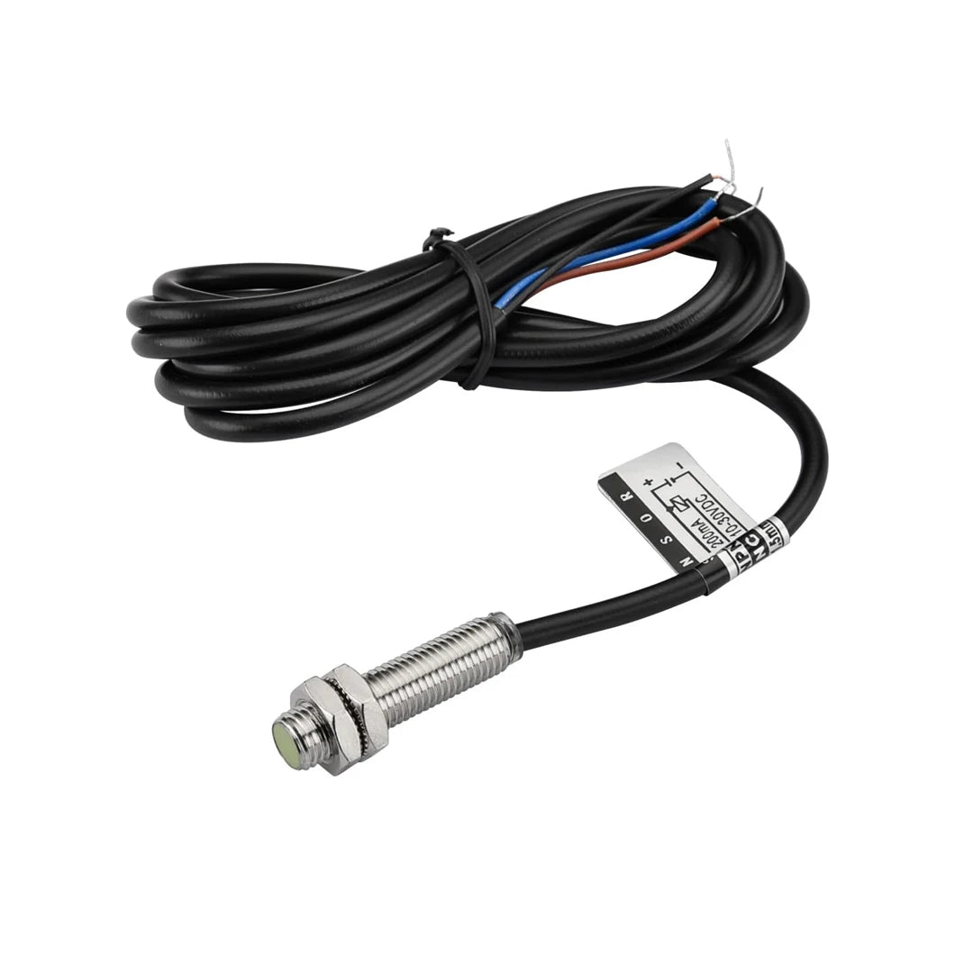 ABILKEEN PR08-1.5 M8 Inductive Proximity Sensor Switch 1.5mm Sensing Distance NPN/PNP Output Waterproof Approach Sensor Switch