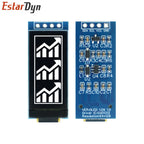 1.09 Inch OLED Display Module 128x64 White SSD1312 I2C, 4 Pin Interface for Raspberry Pi, Low Power Wide View