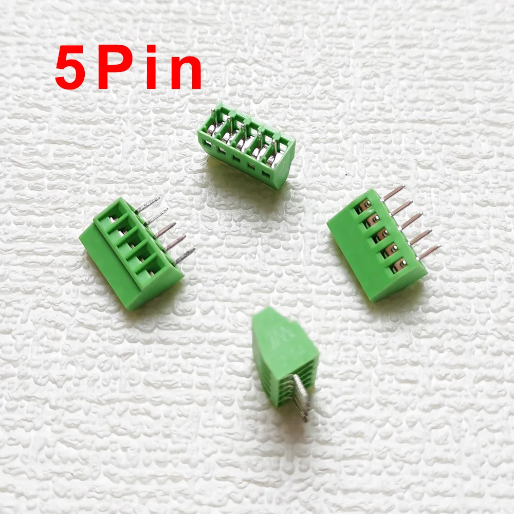 5/10pcs KF128 2.54mm PCB Mini Screw Terminal Blocks Connector for Wires KF128-2.54 2P 3P 4P 5P 6P 7P 8P 9P 10P 12P 16P Terminal