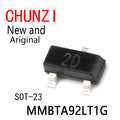 100PCS New and Original SMD 2D A92 MMBTA92 Transistor SOT-23 MMBTA92LT1G