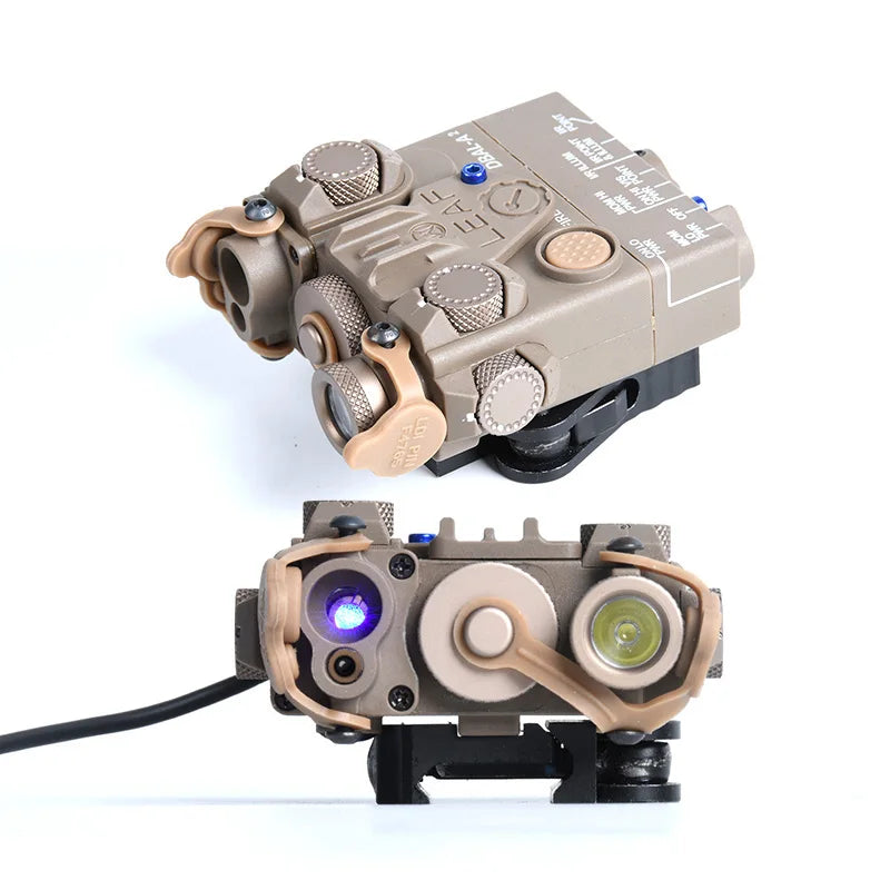 WADSN DBAL A2 Dbal-a2 Full Function Red Green Blue IR Laser Strobe Flashlight with Light Point Zero Adjustment for 20mm Rail