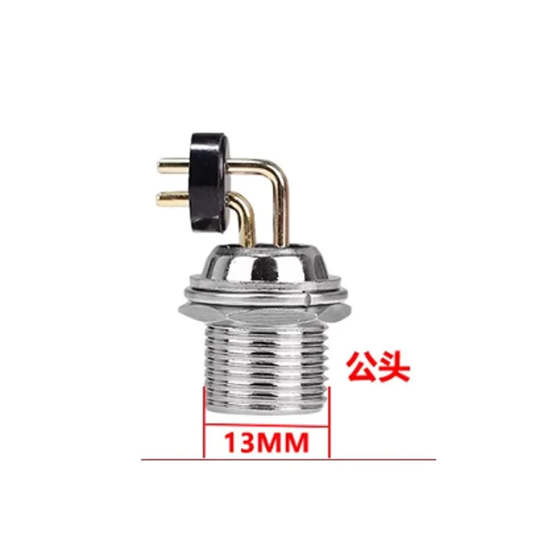 GX12 M12 PCB Aviation Plug Socket, 2/3/4/5/6/7Pin Gold Plated Copper Bent 90 Right Angle Solder Board Circuit Board Connector