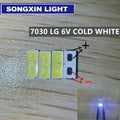 50pcs FOR TV 7030 SMD LED High Power Cold White Diode 110LM 6V TV Television Backlit Super Bright Diodo LED SMD 7030 Cool White