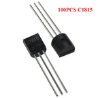 100PCS 2N2222 Transistor TO-92 2N2907 2N3904 2N3906 A1015 BC327 BC337 C1815 S8050 S8550 PNP NPN Transistors Kit