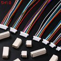5Sets Electronic Connector Kit with Cables SH1.0 JST1.25 ZH1.5 PH2.0 XH2.54 Female to Male 2-10 Pin Options for DIY Projects