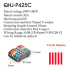Wire Connector 222 3 4 5 Pin Splicing Terminal Blocks Led Strip Lighting Electric Quick Connectors Mini Conductor Rail Conector