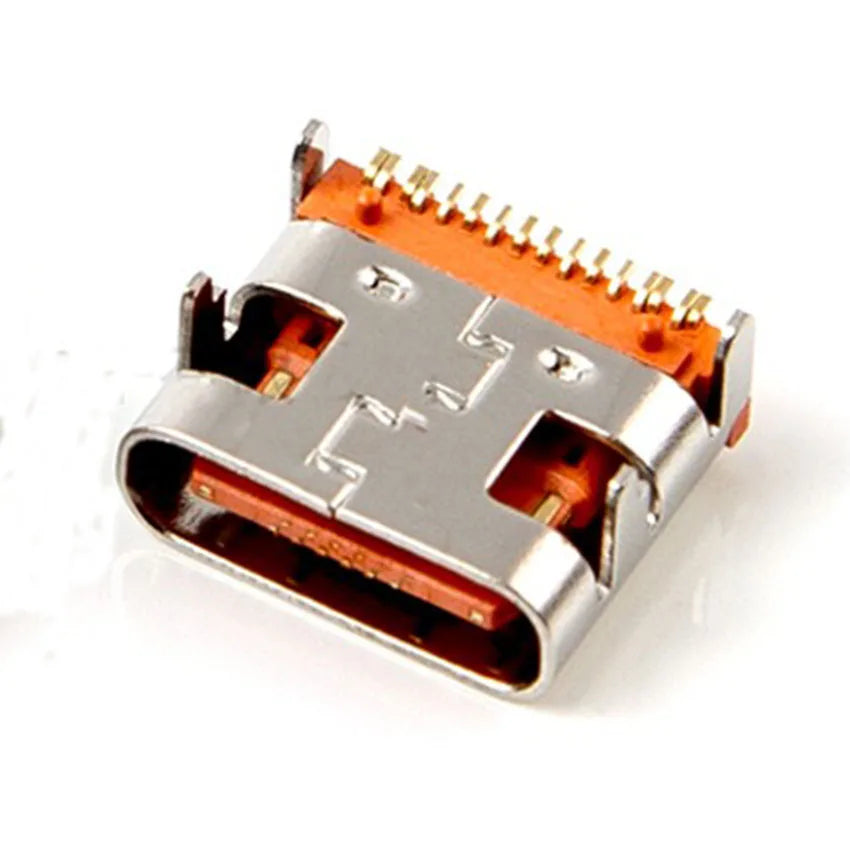 1-10PCS 16 Pin SMT Socket Connector Micro USB Type C 3.1 Female Placement SMD DIP For PCB Design DIY High Current Charging