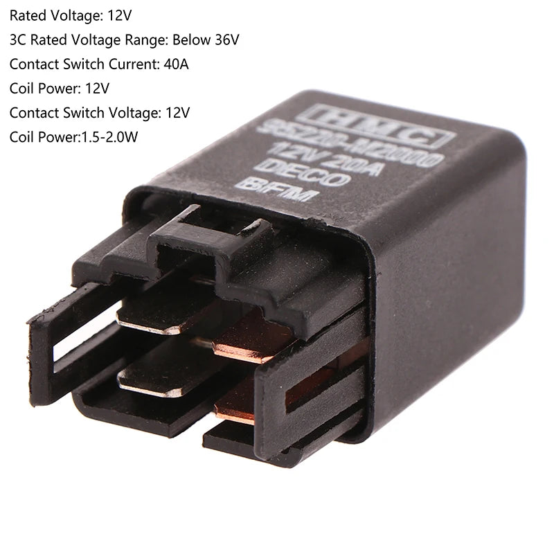 1Pcs 95220-M2000 12V 40A Universal NEW CAR RELAY Universal Flasher 12V 4PIN 40A