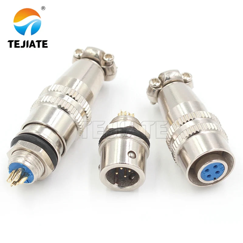 Small aviation plug XS8/9/10/12JK-2/3/4/5/6 core push-pull socket connector gold-plated 250v