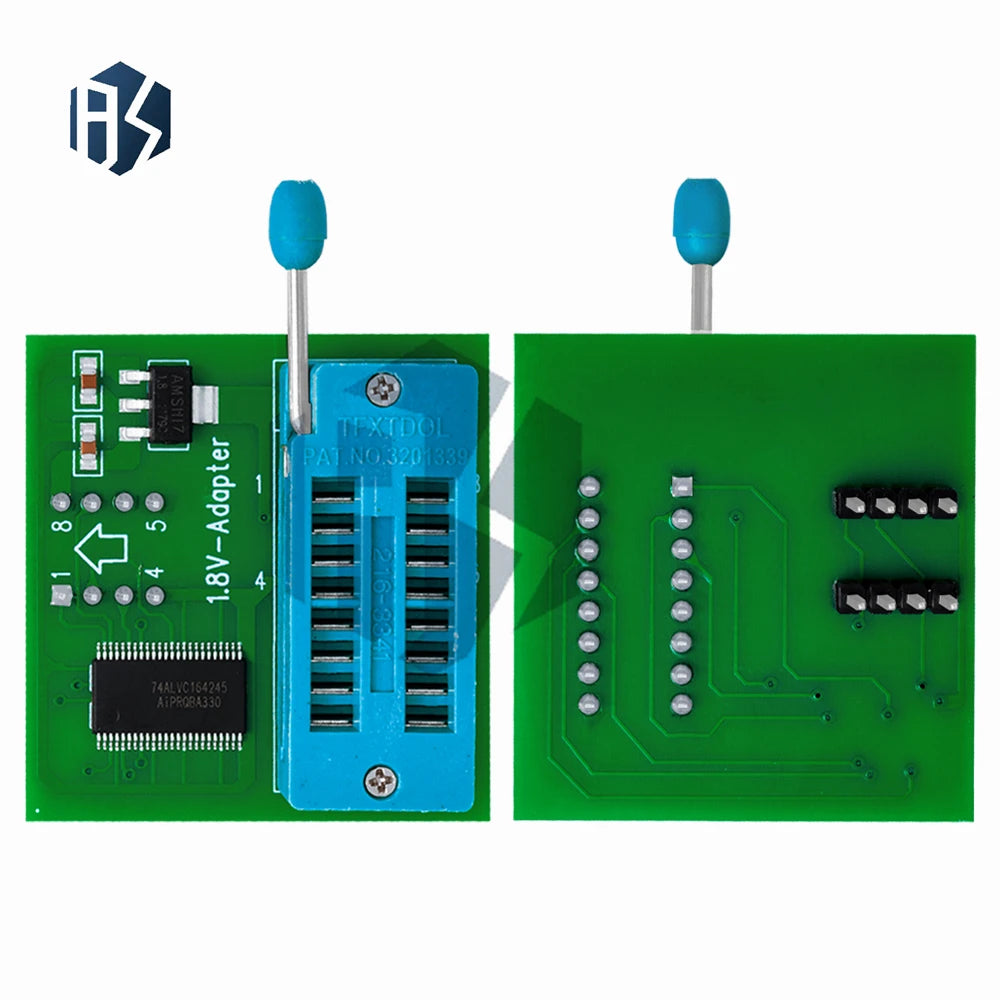 1.8V adapter for Iphone or motherboard 1.8V SPI Flash SOP8 DIP8 W25 MX25 use on programmers TL866CS TL866A EZP2010 EZP2013 CH341