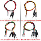 5pc 20/30cm SH1.0 1.25 ZH1.5 PH2.0 PA2.0 HY2.0 KF2510 XH2.54mm 2/3/4/5/6P to Du Bang Male Female Electronic Terminal Wire Cable