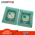 10PCS PCB Board  SMD Turn To DIP SOP MSOP SSOP TSSOP SOT23 8 10 14 16 20 24 28 SMT To DIP Adapter Converter Plate
