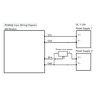 DC 12V-24V 8AI 8VI 4-20MA /0-10V to RS485 Current/Voltage ADC Collector Module for MODBUS RTU PLC Board