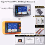 HOTA D6S RC Lipo Battery Charger Magnetic Suction Dual Channel Smart Balance 600W High Power 1-6S Smart Balance Charger