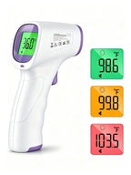Non-Contact Forehead Thermometer For Adults And Kids, Digital Thermometer With Fever Alarm, 3 Backlit, Fast Accurate Results, Easy For All Ages, Home Essentials