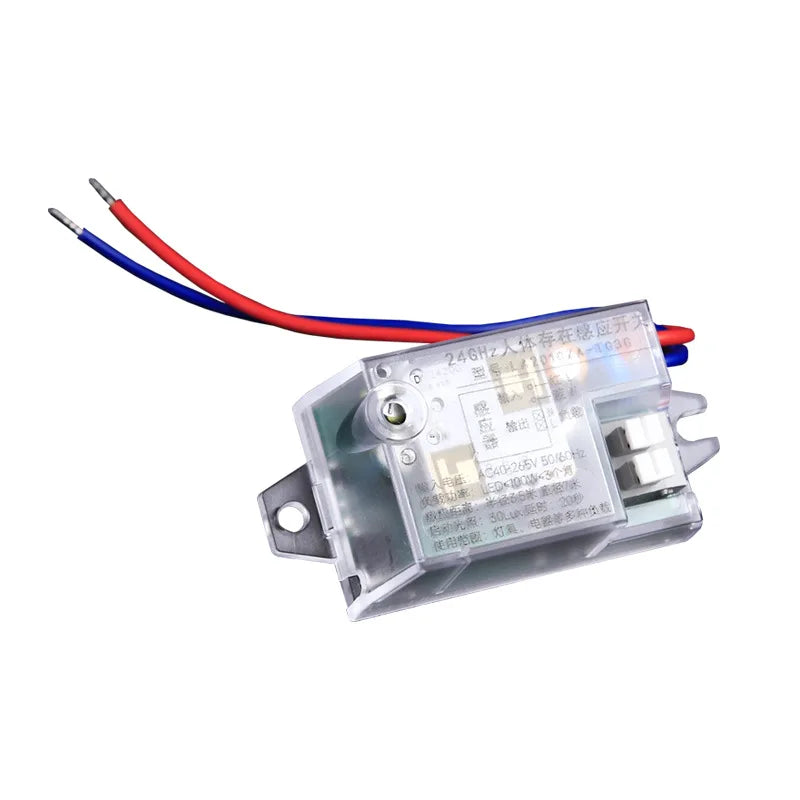 110V-220v Human Presence Sensor 24G Microwave Radar Controller Detection Micro-motion Breathing  Motion Sensor Switch