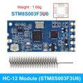 TZT 1/3PCS 433Mhz HC-12 SI4463/4438 Wireless Serial Port Module 1000m Replace Bluetooth NEW