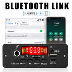 ARUIMEI 10W Digital Amplifier MP3 Decoder Board DC 5V Bluetooth 5.0 FM Support Microphone Car MP3 Player with Remote Controller