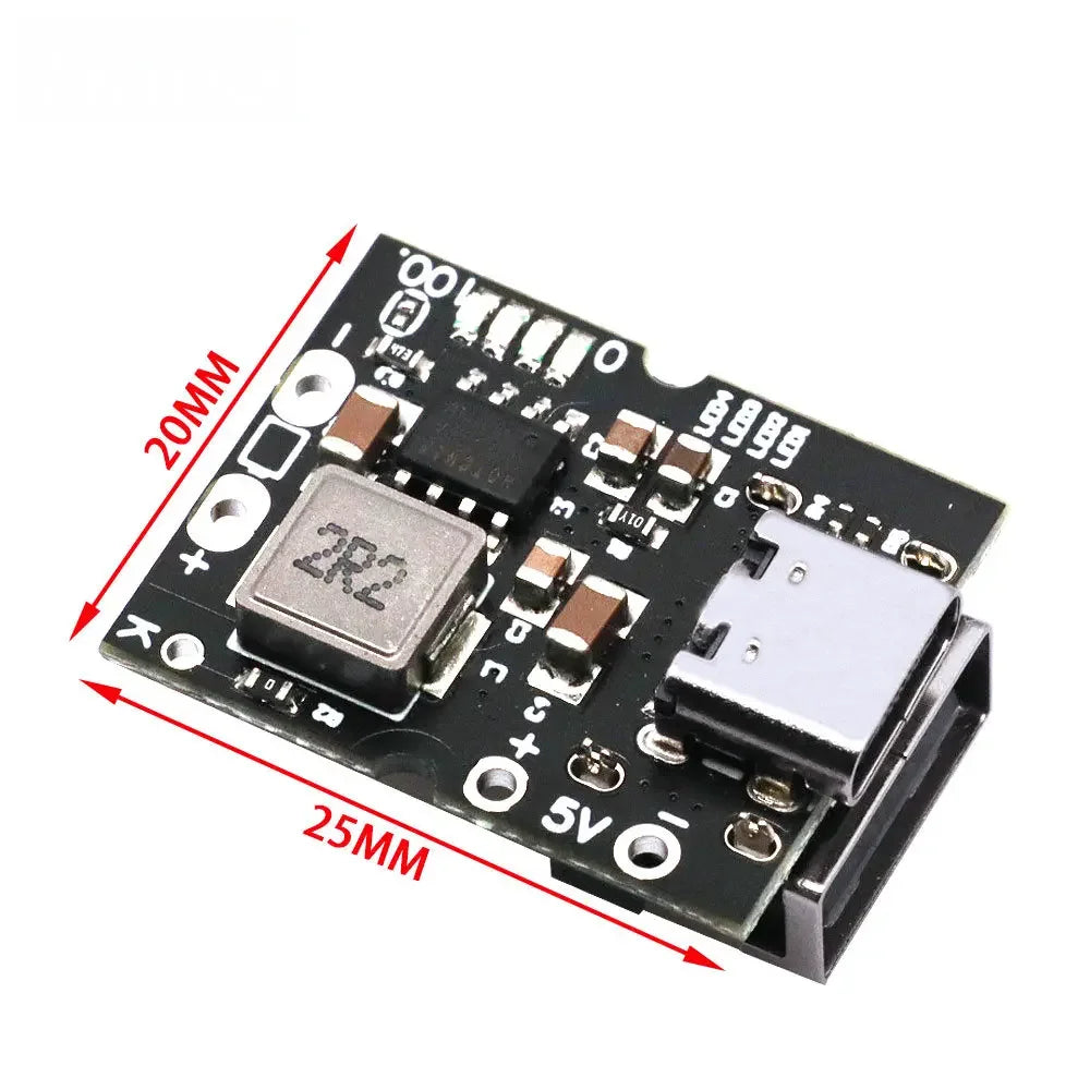 High-precision 5V2A charge-discharge integrated module Type-C input compatible with 4.2V lithium battery Boost Converter Step-Up