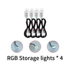 Full Colors Streamer Symphony RGBIC Ambient Light Accessories 3 wire LED Strip (RGB Door/Storage/Footlight 4 wire) "LED Lamp"App