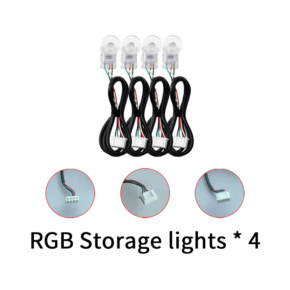 Full Colors Streamer Symphony RGBIC Ambient Light Accessories 3 wire LED Strip (RGB Door/Storage/Footlight 4 wire) "LED Lamp"App