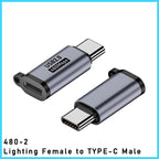 TYPE-C adapter Micro USB Mini USB Adapter lighting Female To Micro Usb Male Converter for Phone Tablet Camera Charging Adaptor