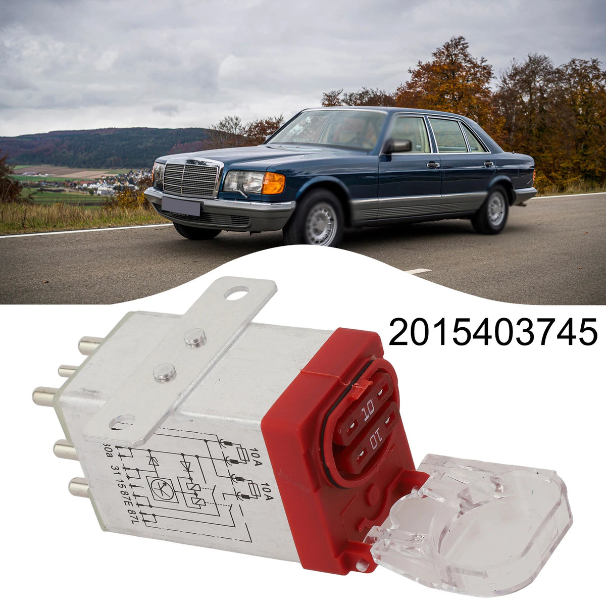 Overload For Protection Relay for Mercedes W201 W124 W126 1984-1997 OEM 2015403745 Direct Fit Automotive Electrical Unit