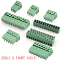 KF2EDG 3.5mm Pitch PCB Screw Terminal Block 2P 3 4 5 6 7 8 9 10 11 12 13~16Pin Male Plug Female Socket Pin Header Wire Connector
