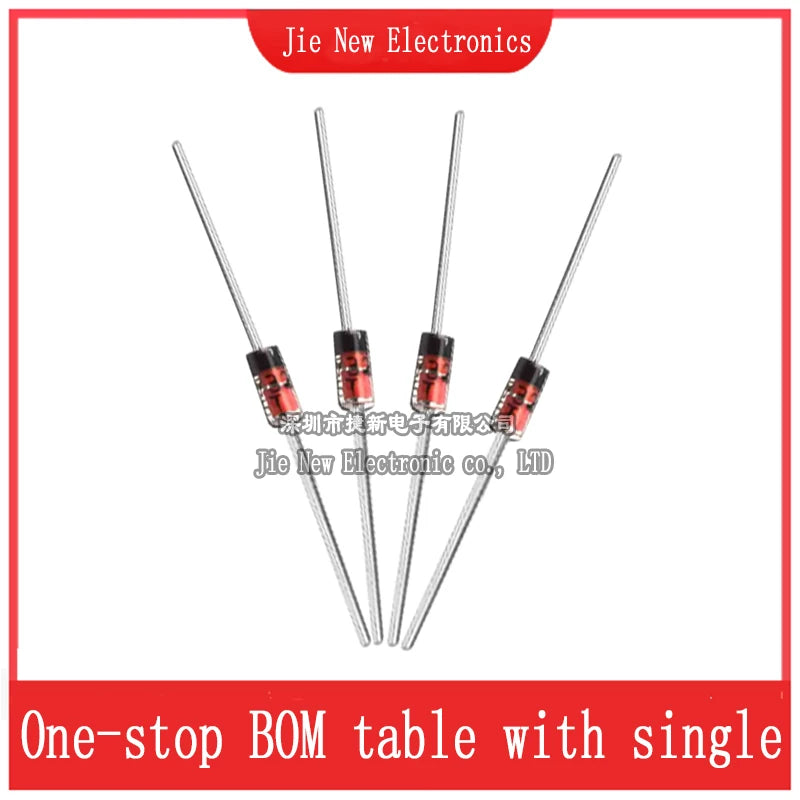 100PCS 1W Zener Diode 1N4750A 1N4751A 1N4752A 1N4753A 1N4754A 1N4755A 1N4756A DO-41
