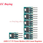 100Pcs/1pc AMS1117 3.3V 5V Power Supply Module AMS1117-3.3 AMS1117-5.0 LDO Linear Voltage Regulator Board 800mA PCB