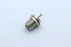 1PC Nickel Plated F Type Female Bulkhead Jack Socket Panel Mount Adapter RF Coaxial Connector for RF Lighting