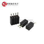 1.27mm 1.27 Pin Header Single Row Female Breakaway PCB Board Connector Pinheader 1*3/4/5/6/8/10/12-40p Plastic height 4.6mm