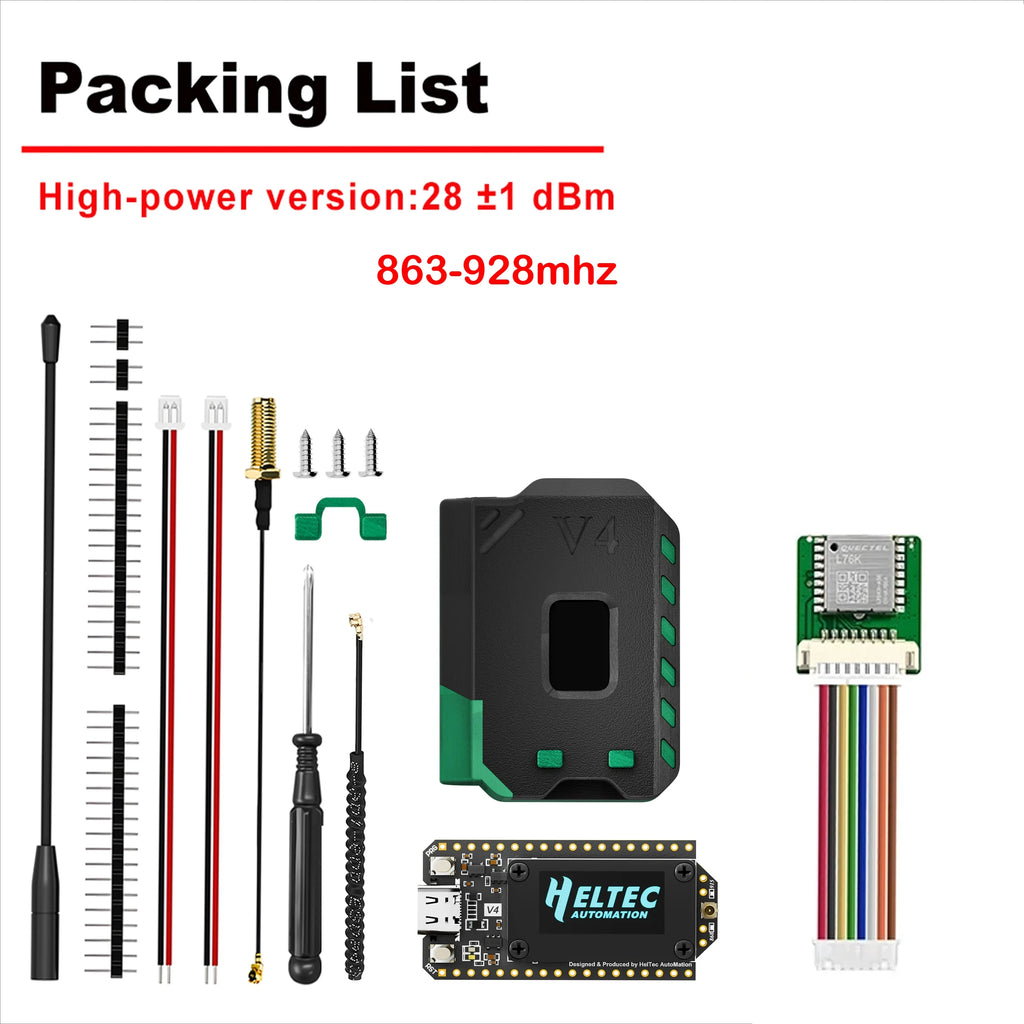 Upgraded Heltec WiFi LoRa 32 V4 GNSS ESP32 WIFI BLE SX1262 LoRa 28dBm with 0.96inch OLED Dev Board for Arduino IoT 863-928MHz