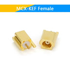 1-10PCS MCX MMCX Male Female PCB Mount Straight RF Coax Connector Right Angle 90-Degree Goldplated Welding Terminal