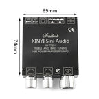 TPA3116D2 50W+50W Bluetooth 5.0 Subwoofer Amplifier Board 2.0 Channel High Power Audio Stereo AUX USB Bass CAR AMP t50l t50h