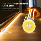3MM 5MM 8MM COB LED Light Strip 5V 320LEDs PIR Motion Sensor Flexible Night Light USB/AAA Battery Powered Tape 3000K 4000K 6000K